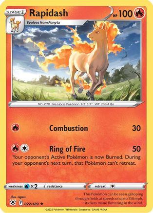 Rapidash 22/189 - Astral Radiance