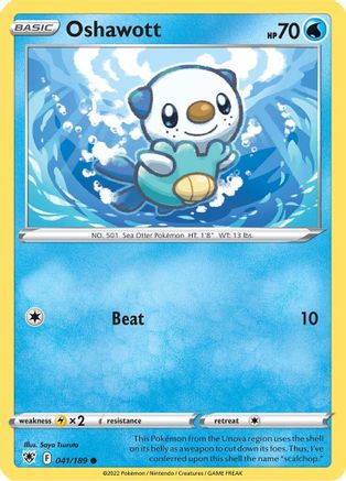 Oshawott 041/189 - SWSH10 Astral Radiance Normal - Common