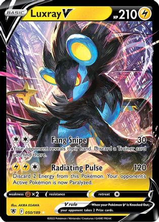 Luxray V 050/189 - SWSH10 Astral Radiance Holofoil - Ultra Rare