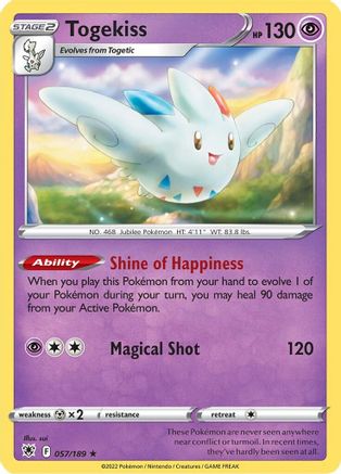 Togekiss 57/189 - Astral Radiance Holofoil