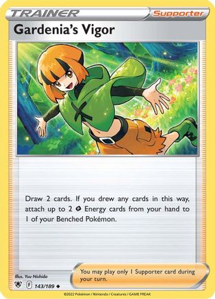 Gardenia's Vigor 143/189 - SWSH10 Astral Radiance Normal - Uncommon
