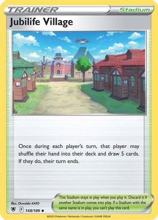 Jubilife Village 148/189 - SWSH10 Astral Radiance Reverse Holofoil - Uncommon