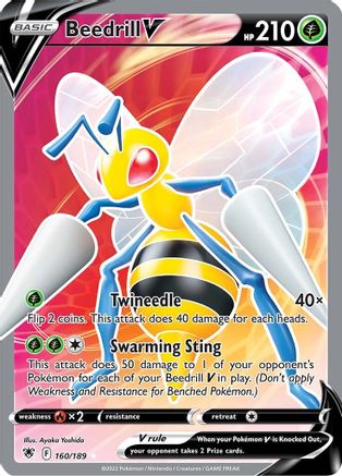 Beedrill V 160/189 - Astral Radiance Holofoil