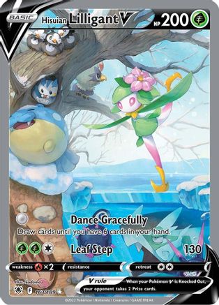 Hisuian Lilligant V (Alternate Full Art) 163/189 - SWSH10 Astral Radiance Holofoil - Ultra Rare