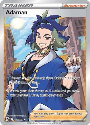 Adaman (Full Art) 181/189 - SWSH10 Astral Radiance Holofoil - Ultra Rare