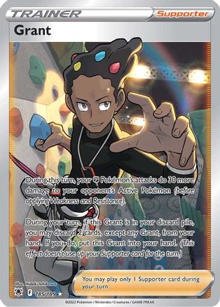 Grant (Full Art) 185/189 - SWSH10 Astral Radiance Holofoil - Ultra Rare