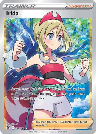 Irida (Full Art) 186/189 - SWSH10 Astral Radiance Holofoil - Ultra Rare