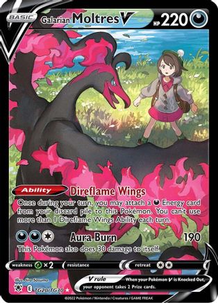 Galarian Moltres V TG20/TG30 - SWSH10 Astral Radiance Trainer Gallery Holofoil - Ultra Rare