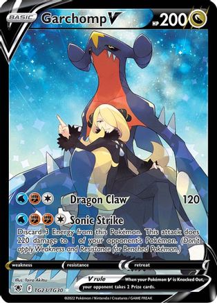 Garchomp V TG23/TG30 - SWSH10 Astral Radiance Trainer Gallery Holofoil - Ultra Rare