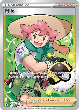 Milo TG27/TG30 - SWSH10 Astral Radiance Trainer Gallery Holofoil - Ultra Rare