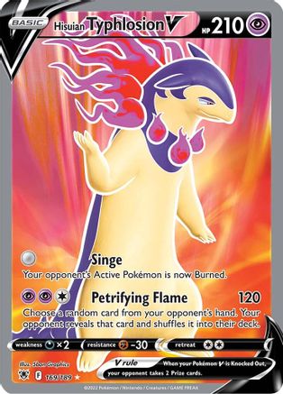 Hisuian Typhlosion V (Full Art) - 169/189 - SWSH10 Astral Radiance Holofoil