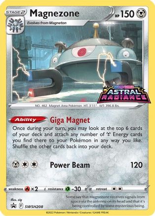 Magnezone SWSH208 - SWSH Sword & Shield Promo Cards Holofoil - Promo