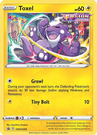 Toxel SWSH209 - SWSH Sword & Shield Promo Cards Holofoil - Promo
