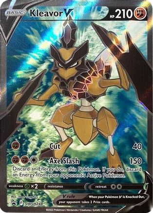 Kleavor V (Full Art) SWSH248 - SWSH Sword & Shield Promo Cards Holofoil - Promo