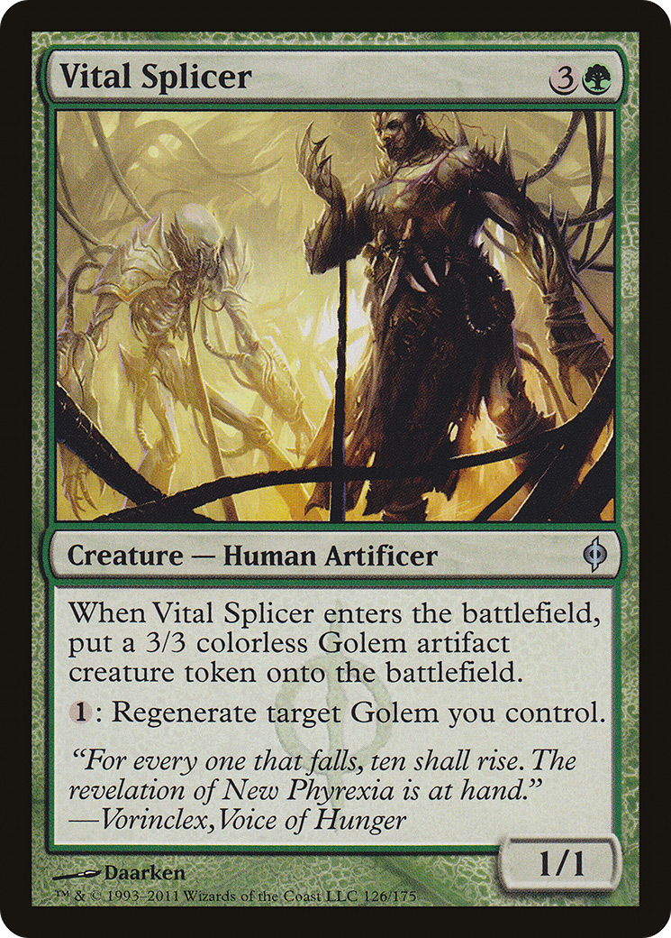 Vital Splicer  (NPH-126) - New Phyrexia Foil