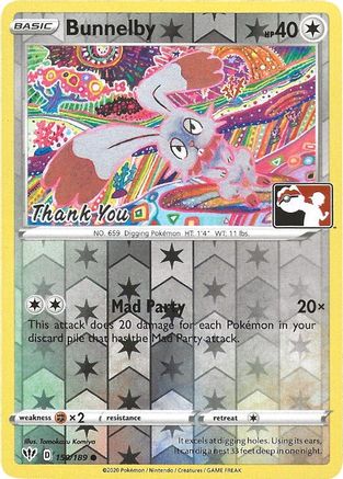 Bunnelby - 150/189 (Thank You Promo) 150 - Miscellaneous Cards & Products Reverse Holofoil