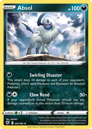 Absol 097/189 - Deck Exclusives Normal - Rare