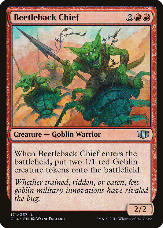 Beetleback Chief (C14-171) - Commander 2014