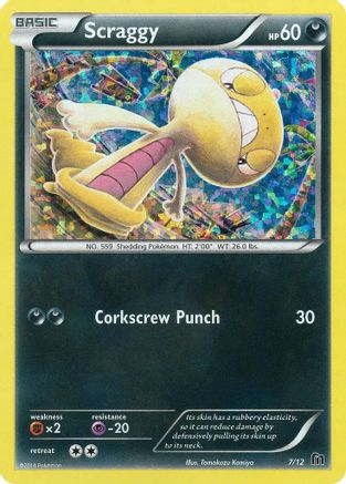 Scraggy 7/12 - McDonalds Collection 2016 Holofoil