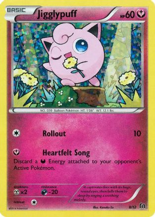 Jigglypuff 8/12 - McDonalds Collection 2016 Holofoil