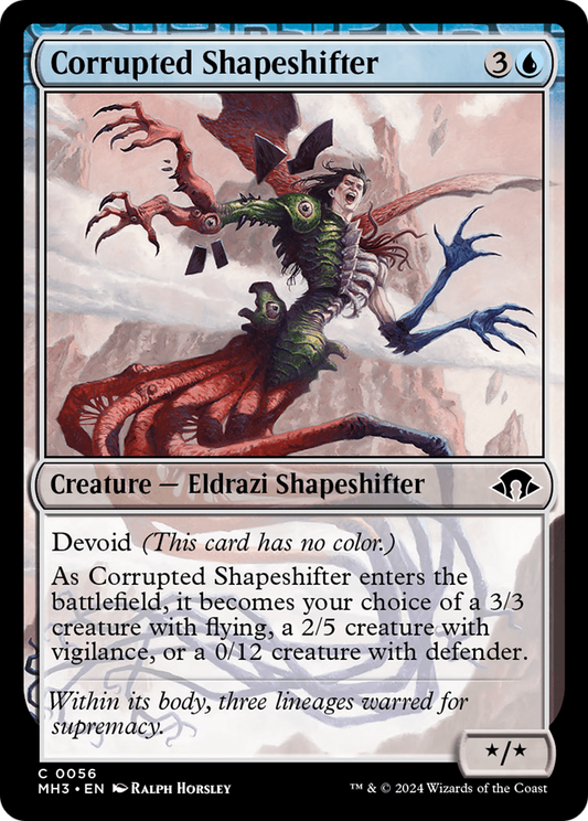 Corrupted Shapeshifter (MH3-056) - Modern Horizons 3: (devoid)