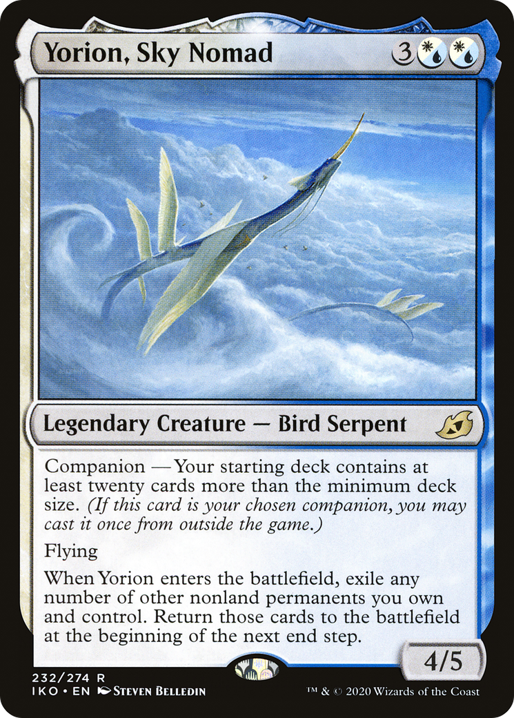 Yorion, Sky Nomad (IKO-232) - Ikoria: Lair of Behemoths: (companion) Foil