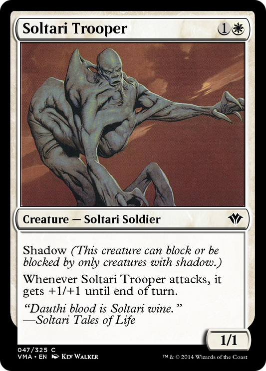 Soltari Trooper (VMA-047) - Vintage Masters Foil