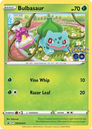 Bulbasaur SWSH231 - SWSH Sword & Shield Promo Cards Holofoil - Promo