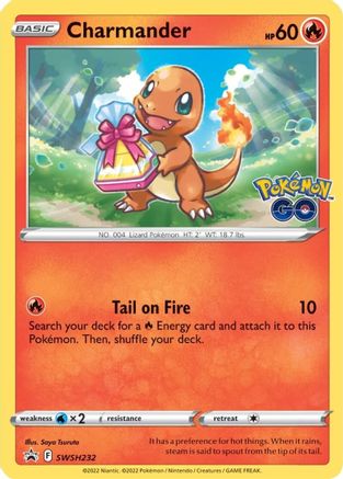 Charmander SWSH232 - SWSH Sword & Shield Promo Cards Holofoil - Promo