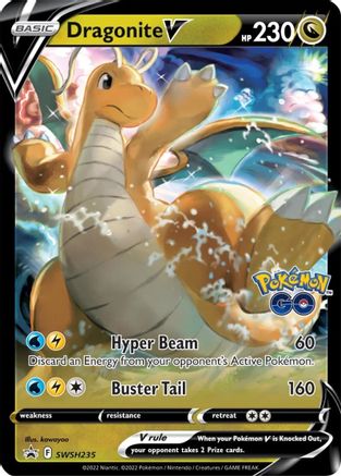Dragonite V SWSH235 - SWSH Sword & Shield Promo Cards Holofoil - Promo
