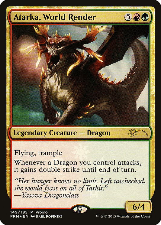 Atarka, World Render (UMP-149★) - Fate Reforged Promos Foil