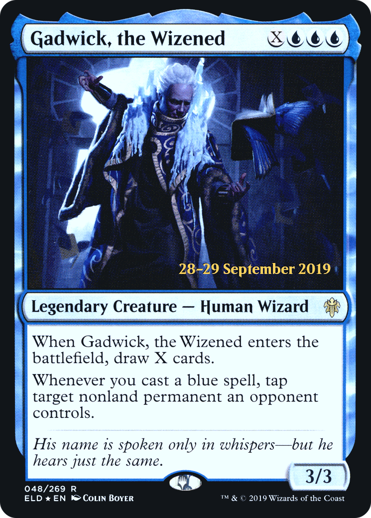 Gadwick, the Wizened (PELD-48S) - Throne of Eldraine Promos Foil