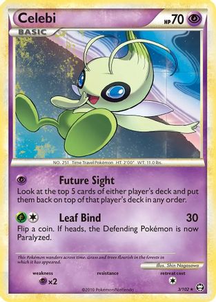 Celebi (Non-Holo Movie Exclusive) (3/102) - Triumphant  - Promo