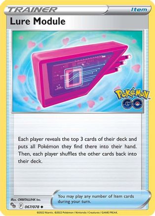 Lure Module (67/078) - Pokemon GO Reverse Holofoil - Uncommon
