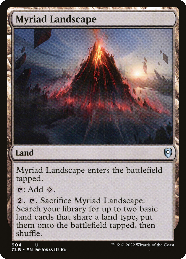 Myriad Landscape (CLB-904) - Commander Legends: Battle for Baldur's Gate