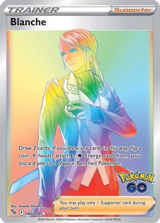 Blanche (Secret) (82/078) - Pokemon GO Holofoil - Secret Rare