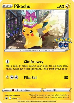 Pikachu SWSH234 - SWSH Sword & Shield Promo Cards Holofoil - Promo