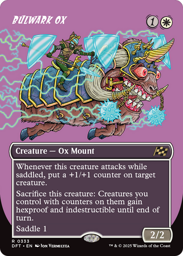 Bulwark Ox (Borderless)  (Borderless)(DFT-333) - Aetherdrift Foil