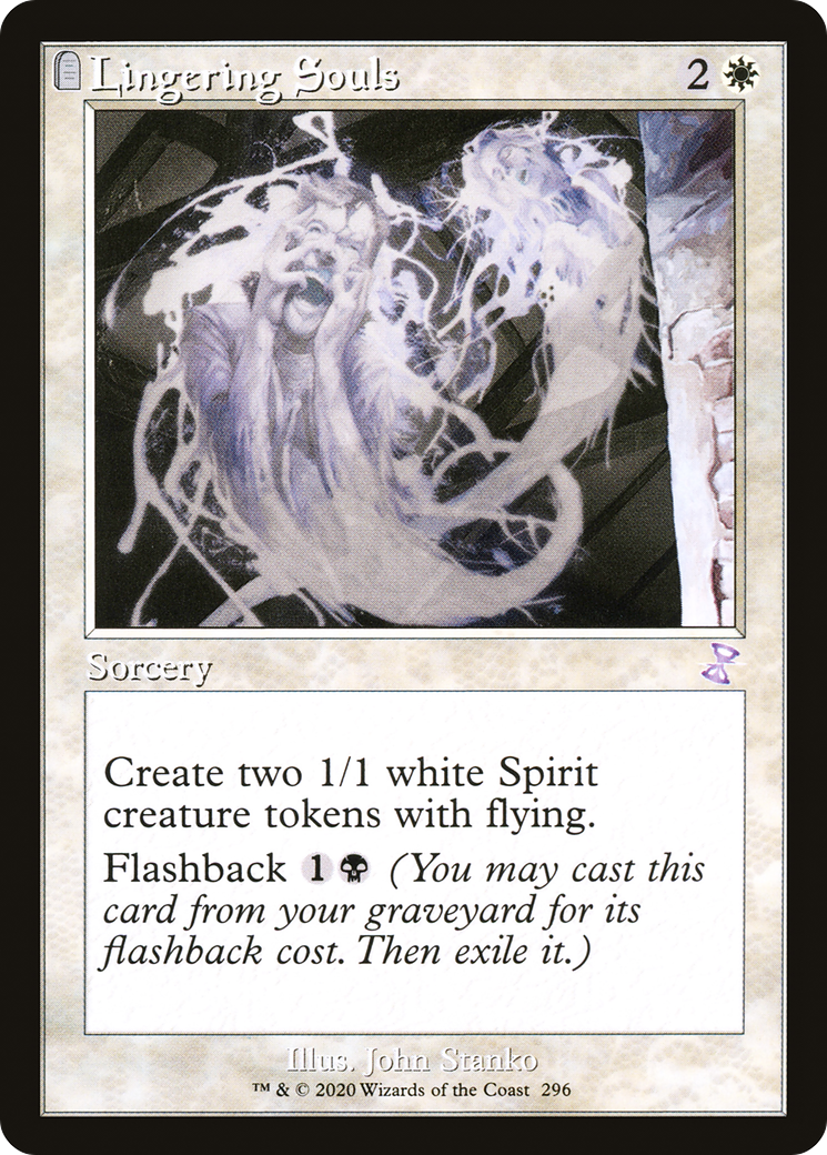 Lingering Souls (TSR-296) - Time Spiral Remastered: (tombstone) Foil