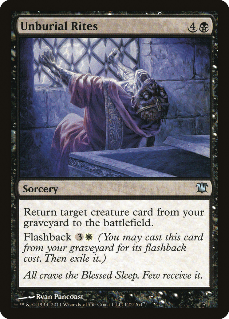 Unburial Rites (ISD-122) - Innistrad Foil