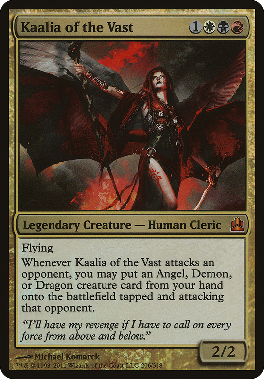 Kaalia of the Vast (OCMD-206) - Commander 2011 Oversized Foil