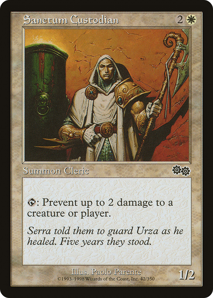 Sanctum Custodian (USG-042) - Urza's Saga