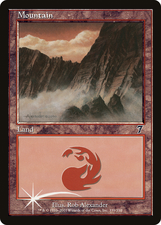 Mountain (7ED-339★) - Seventh Edition Foil