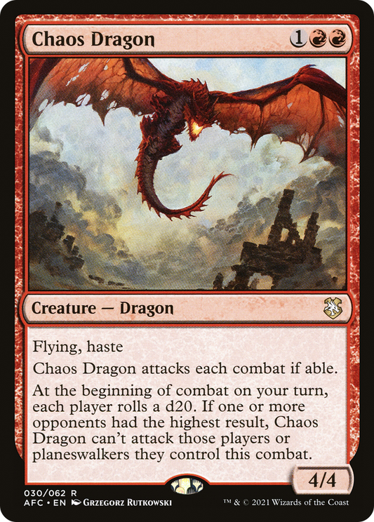 Chaos Dragon (AFC-030) - Forgotten Realms Commander