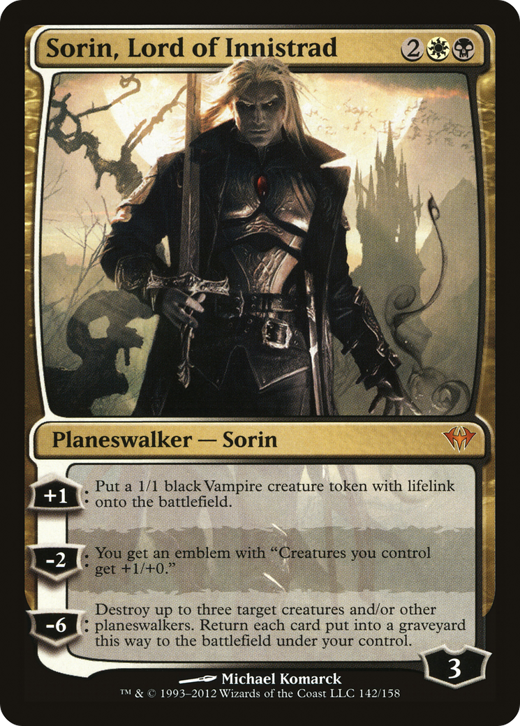 Sorin, Lord of Innistrad (DKA-142) - Dark Ascension