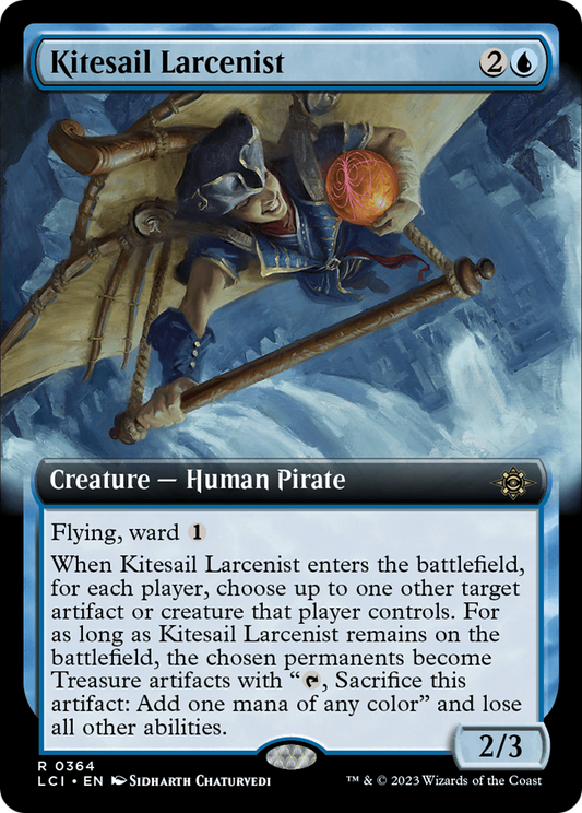 Kitesail Larcenist (Extended Art) (LCI-364) - The Lost Caverns of Ixalan: (Extended Art)