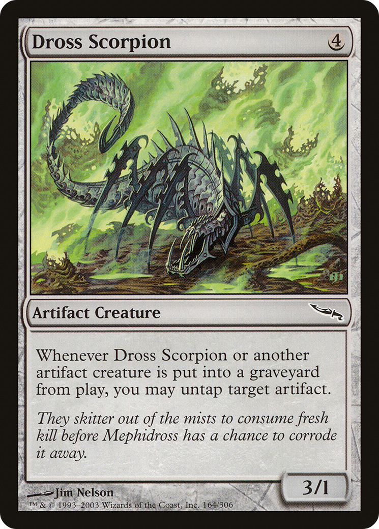 Dross Scorpion (MRD-164) - Mirrodin Foil