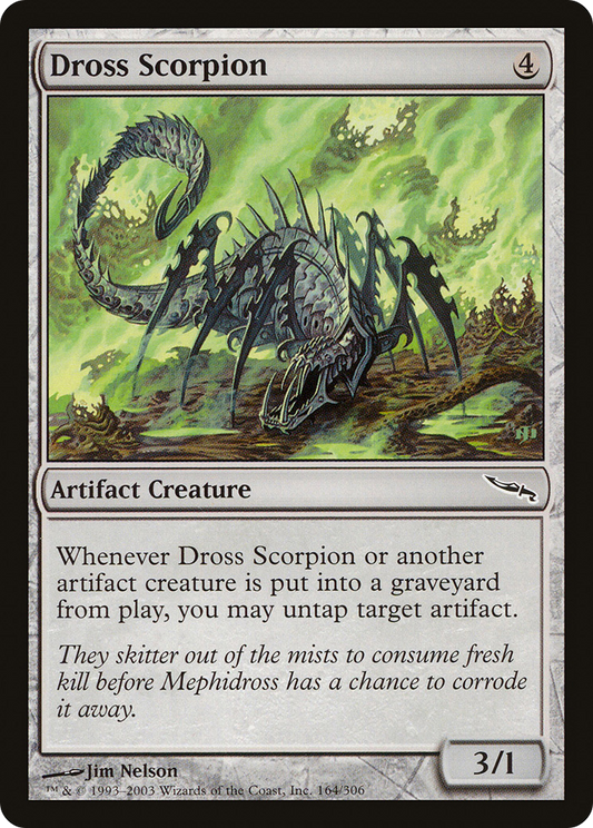 Dross Scorpion (MRD-164) - Mirrodin Foil