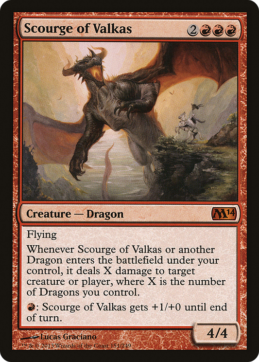 Scourge of Valkas (M14-151) - Magic 2014