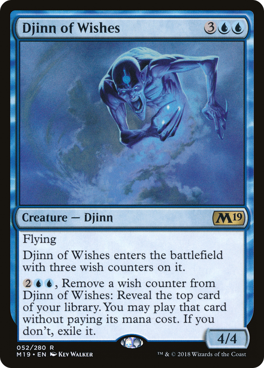 Djinn of Wishes (M19-052) - Core Set 2019